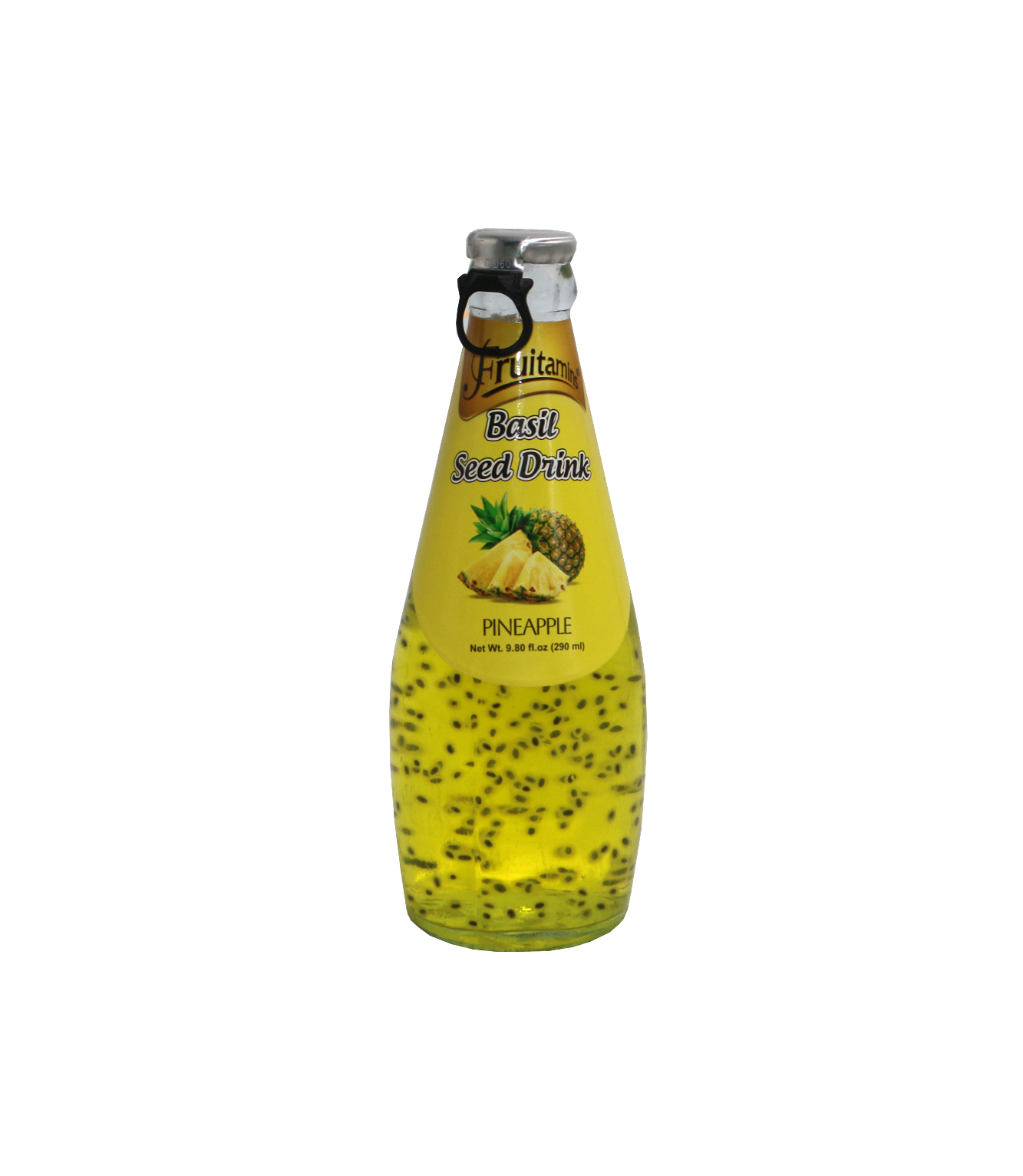 fruitamins basil seed drink pineapple 290ml
