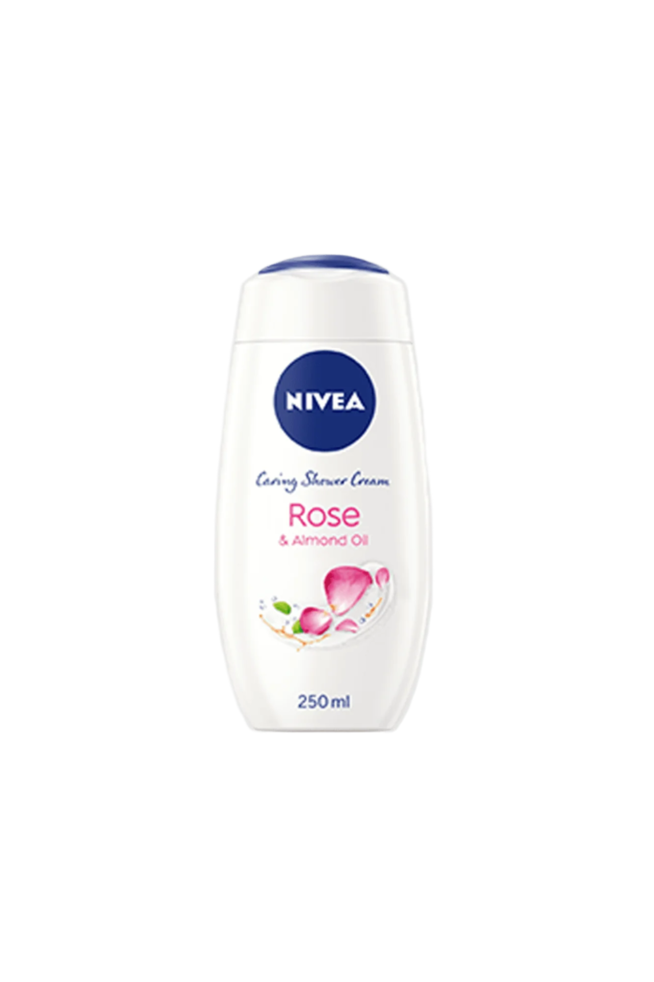 nivea shower cream rose & almond oil 250ml germany