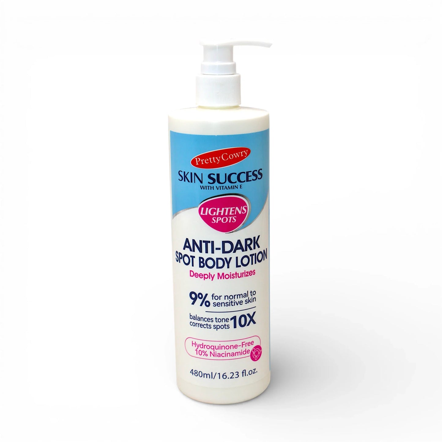 pretty cowry anti-dark body lotion 480ml pc01841 china