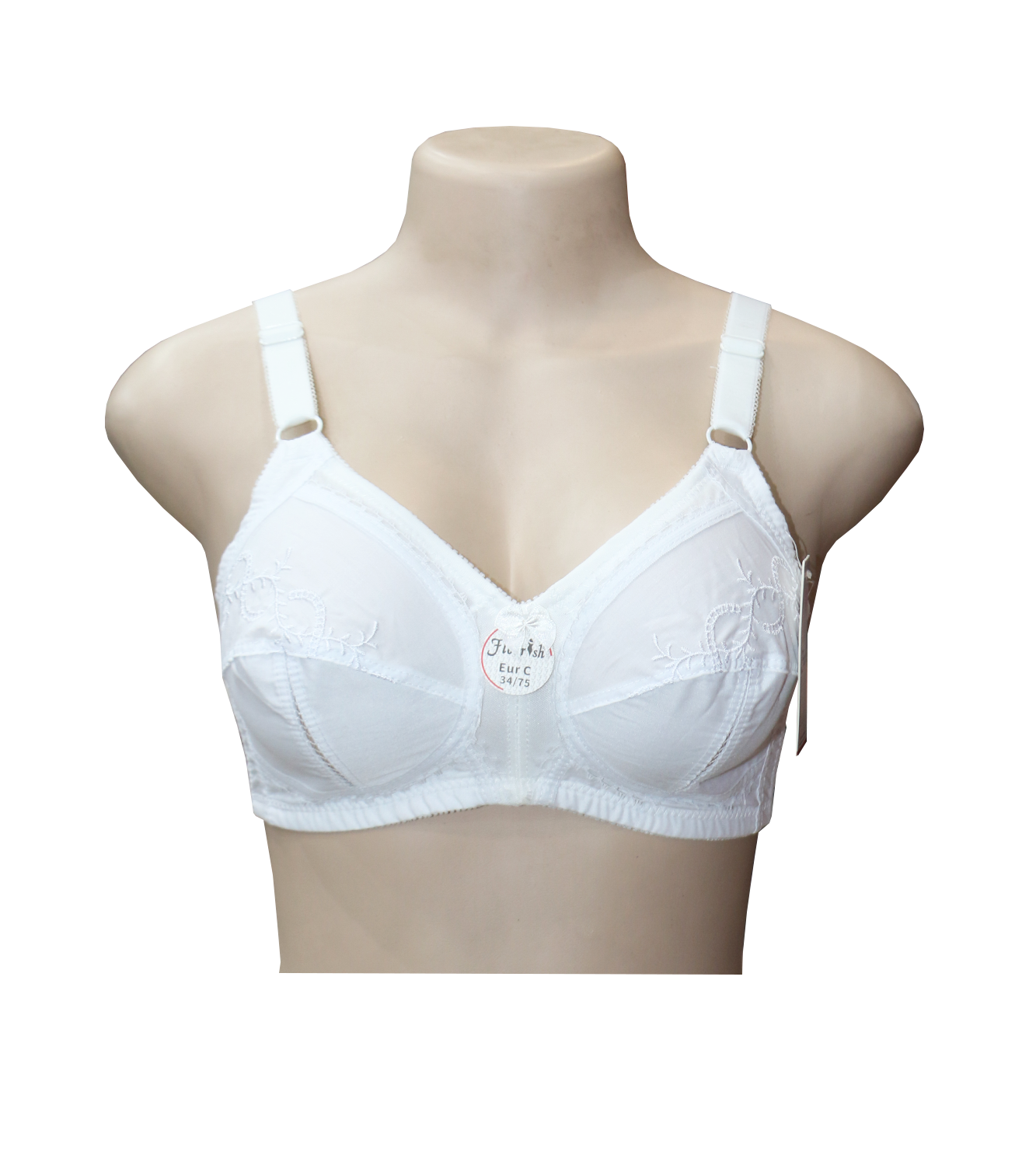 bra flourish citin white 38d