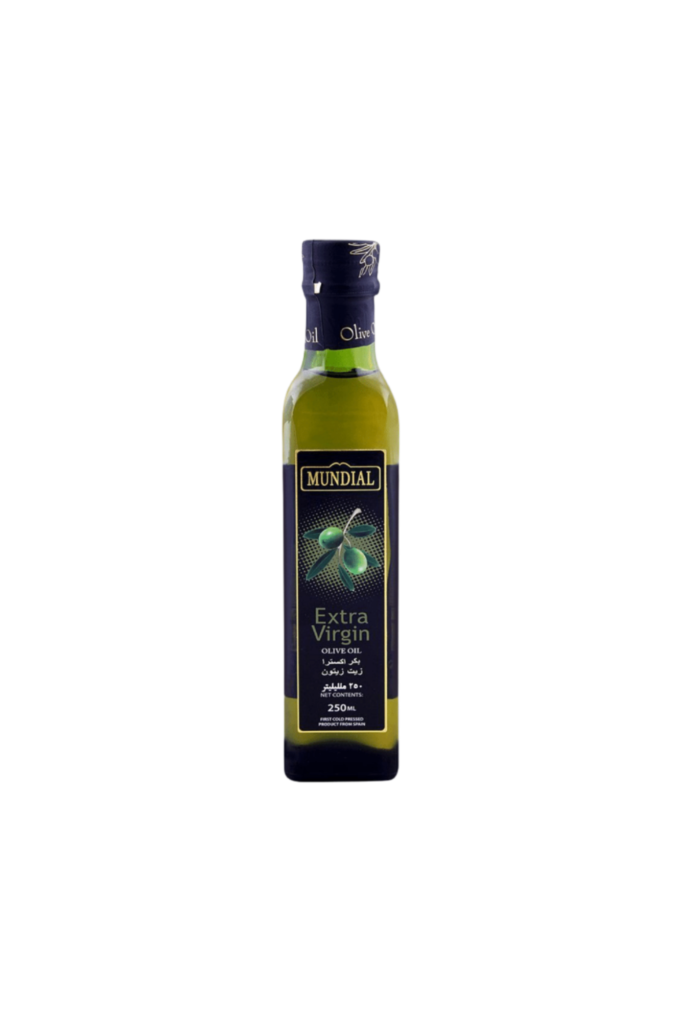 mundial olive oil extra virgin 250ml bottle