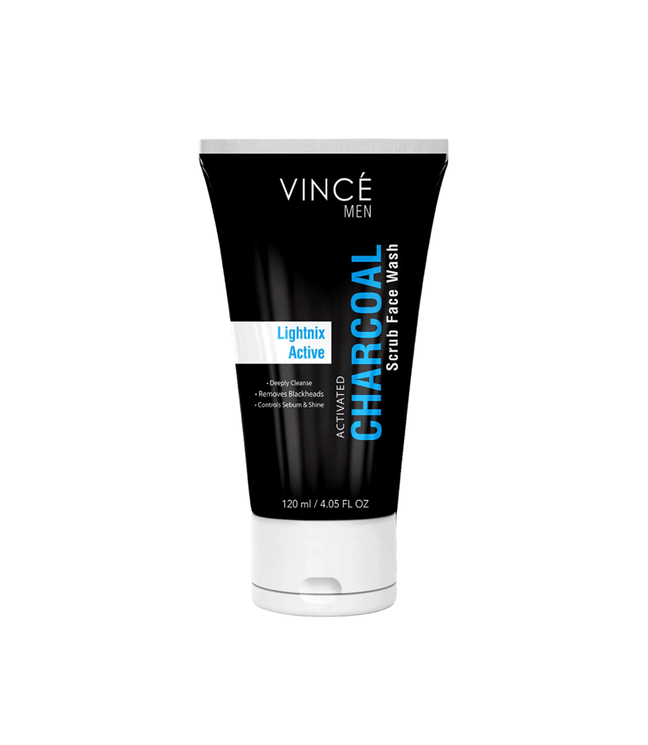 vince face wash men charcoal 120ml pak