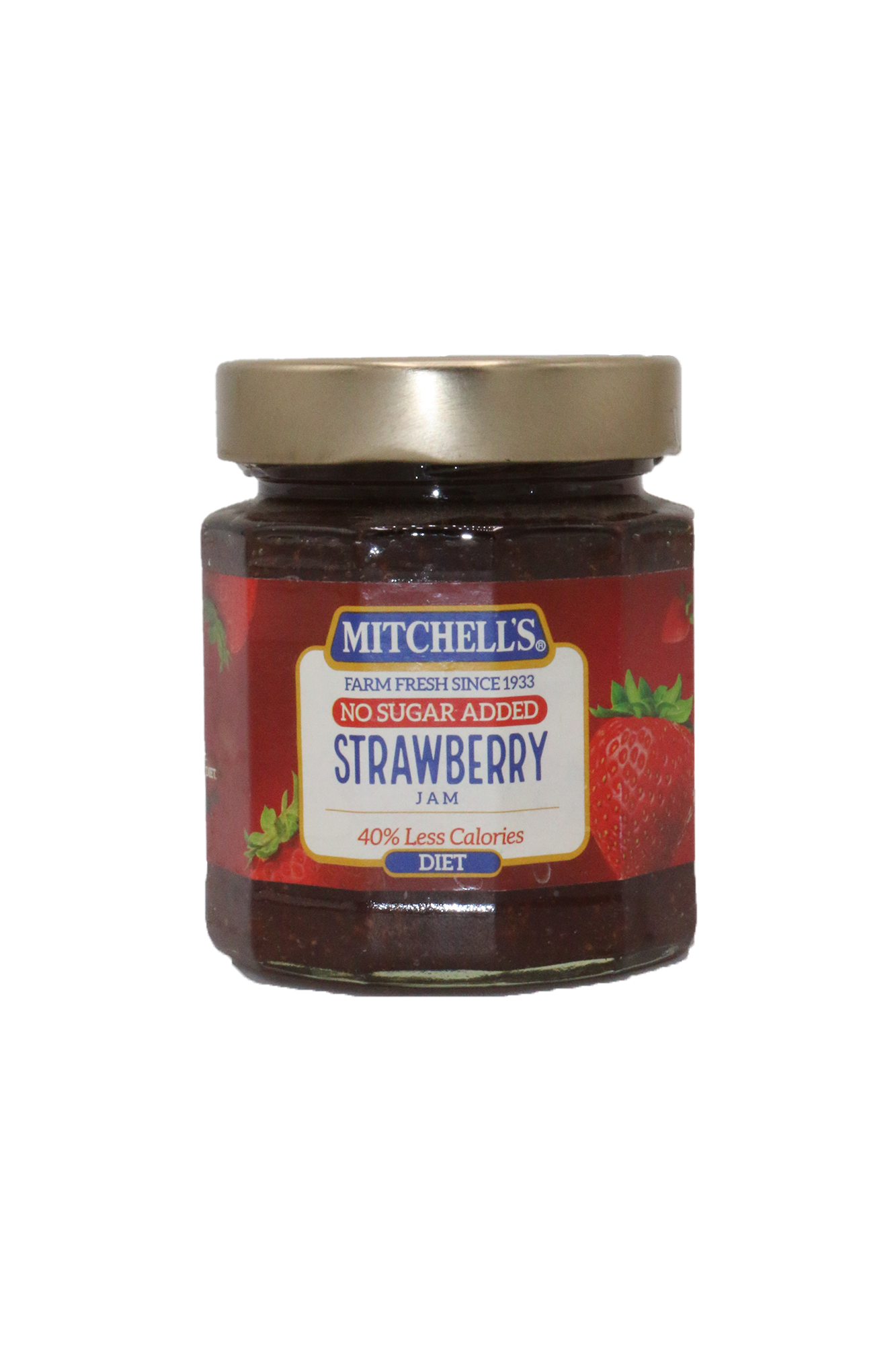 mitchells jam diet strawberry 300g