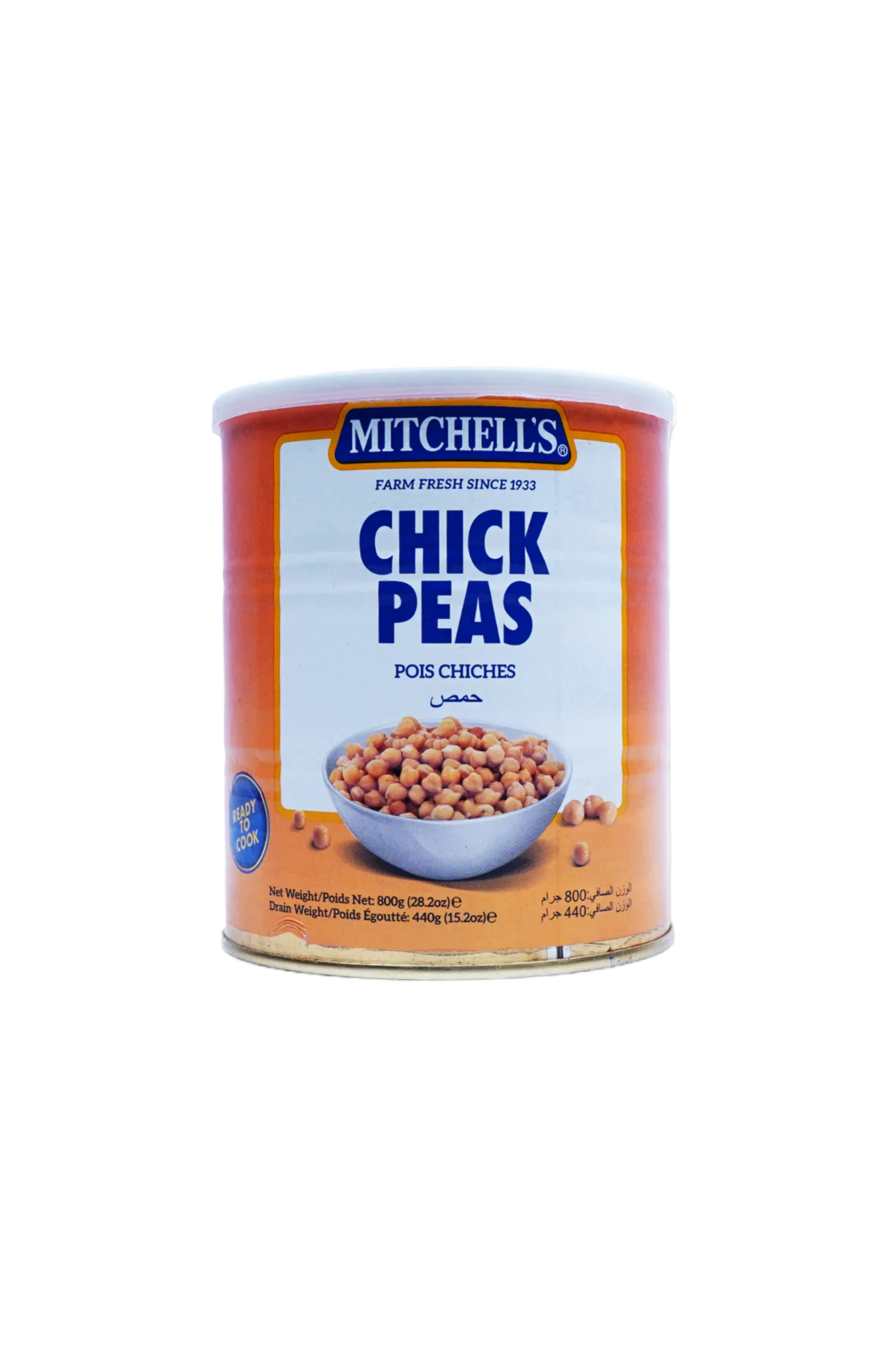 mitchells chick peas 800g