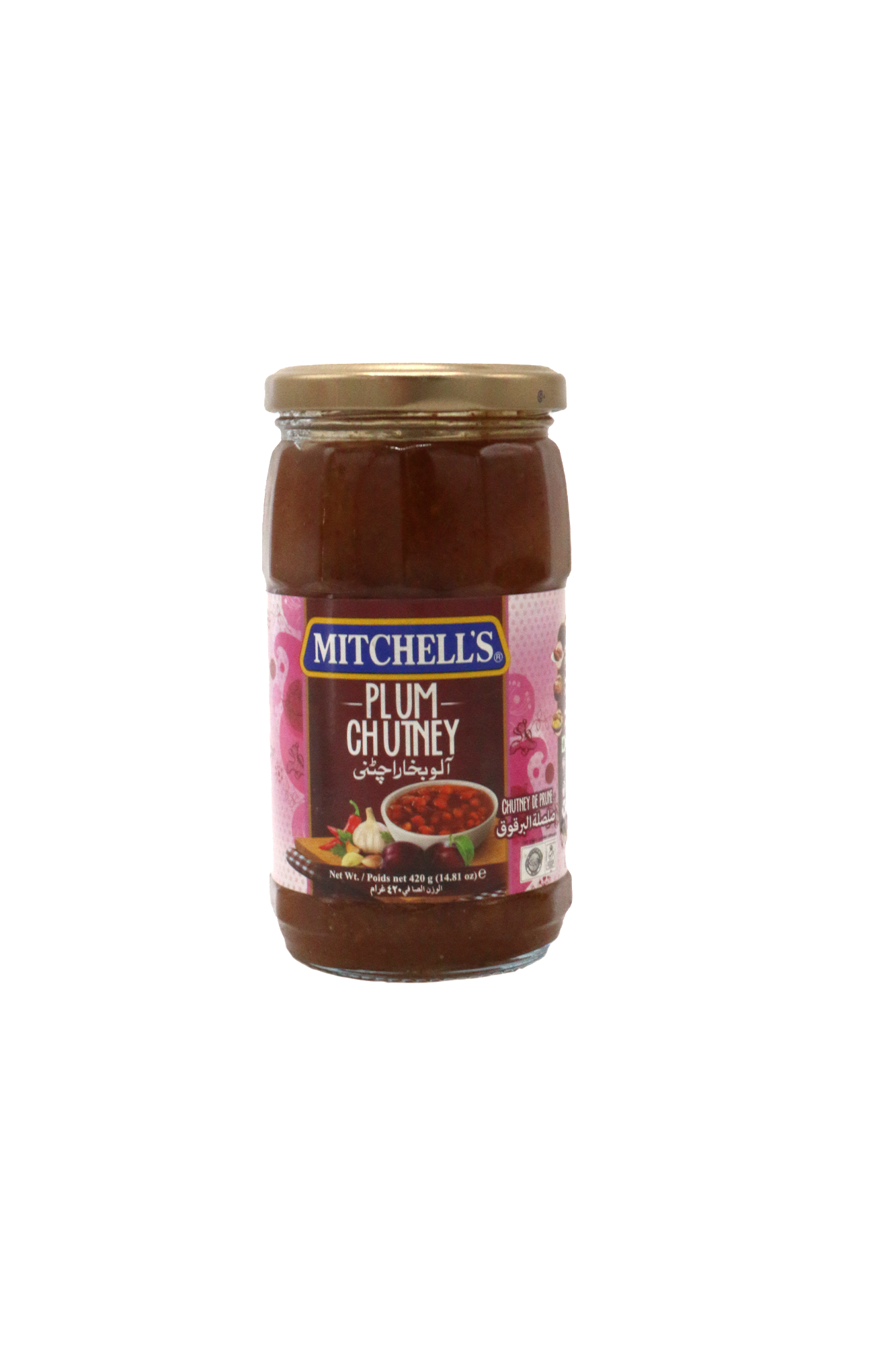 mitchells chutney plum 410g