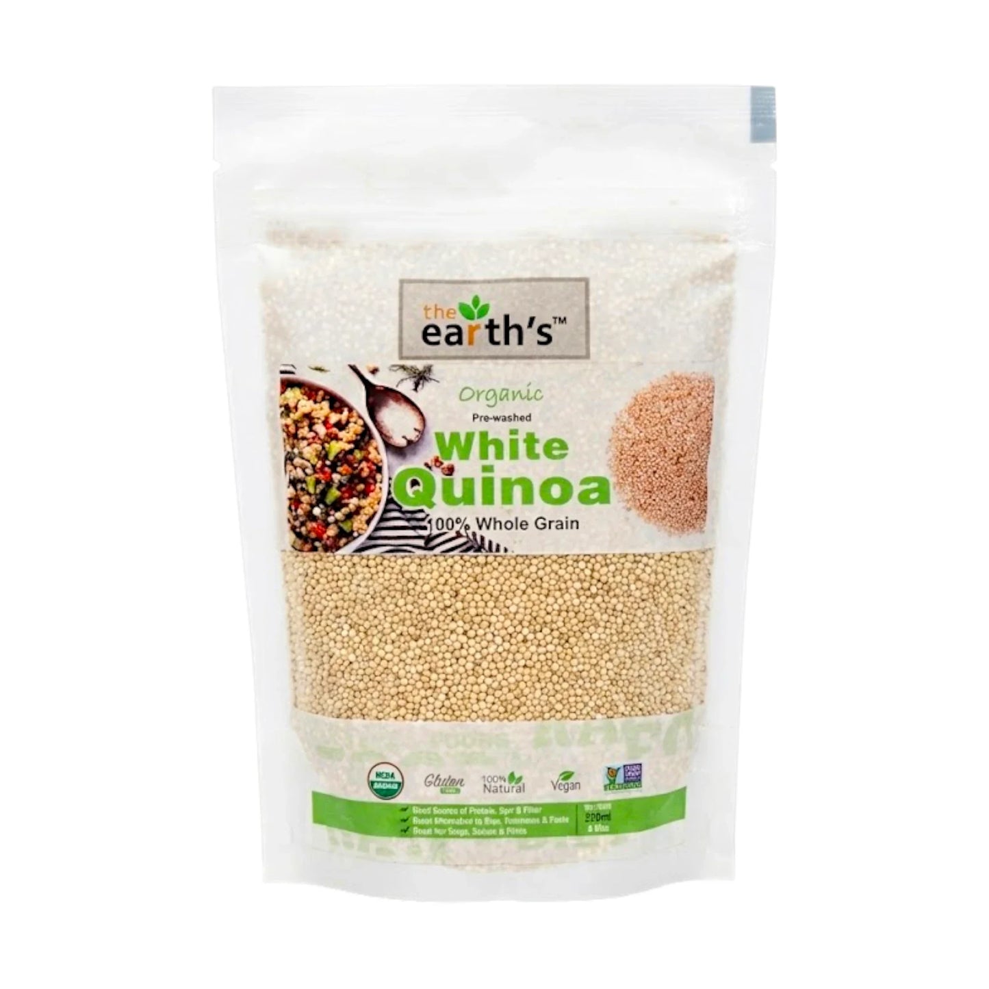 earths white quinoa 250g