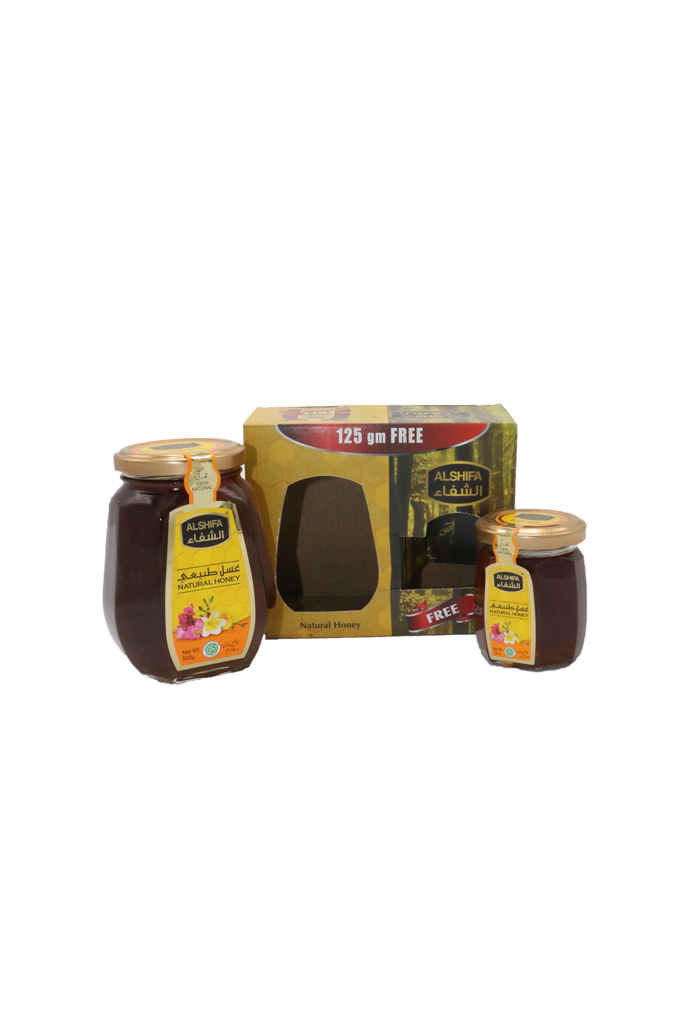 alshifa honey 500+125g free
