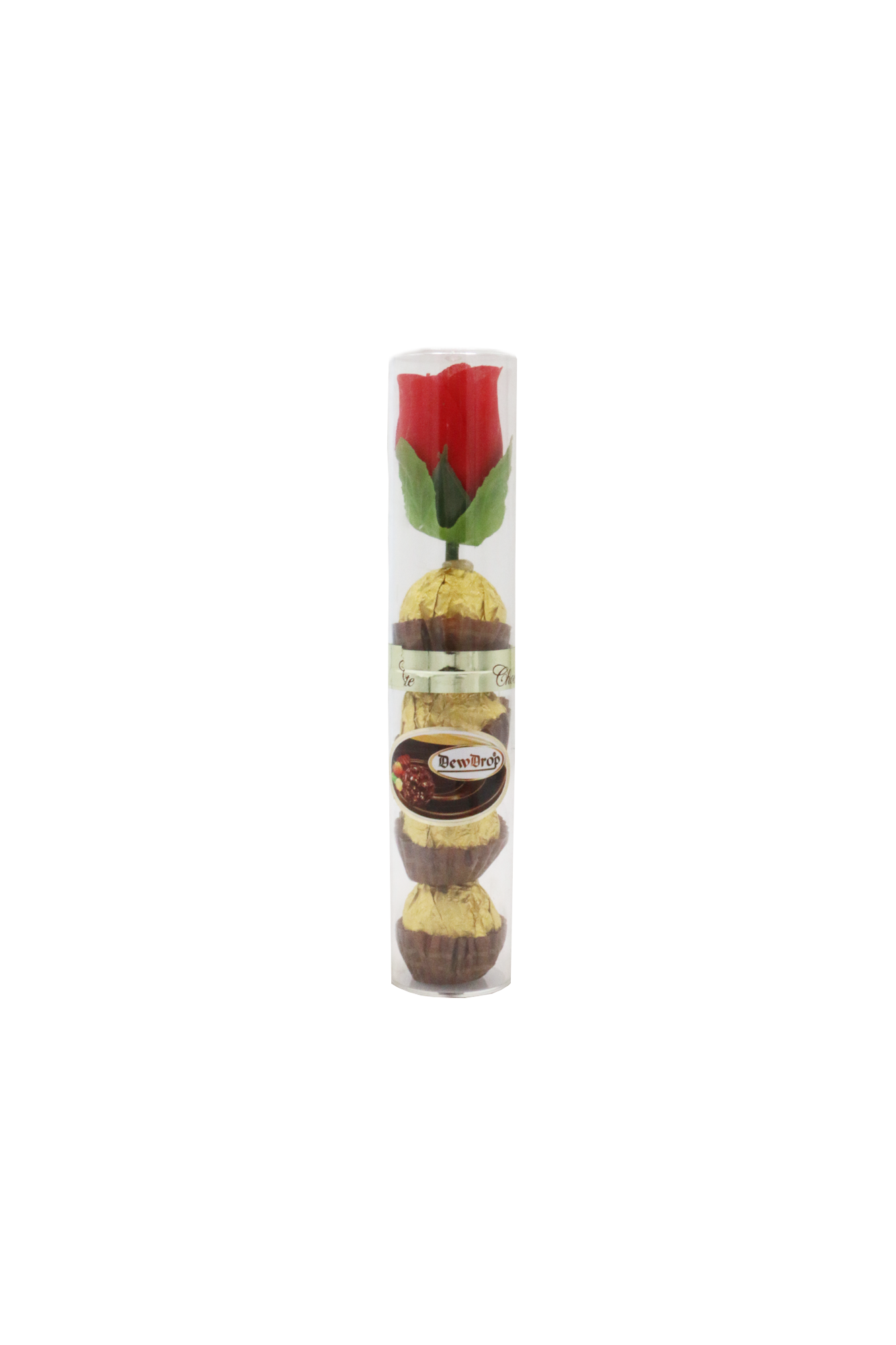 dewdrop chocolate gift bottle 50g f0104g-p