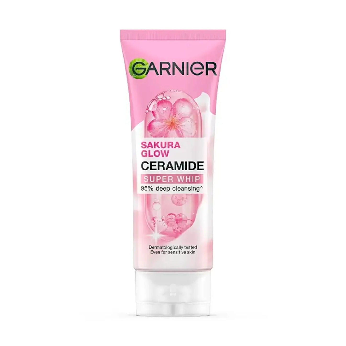 garnier face wash sakura whip 100ml indonesia
