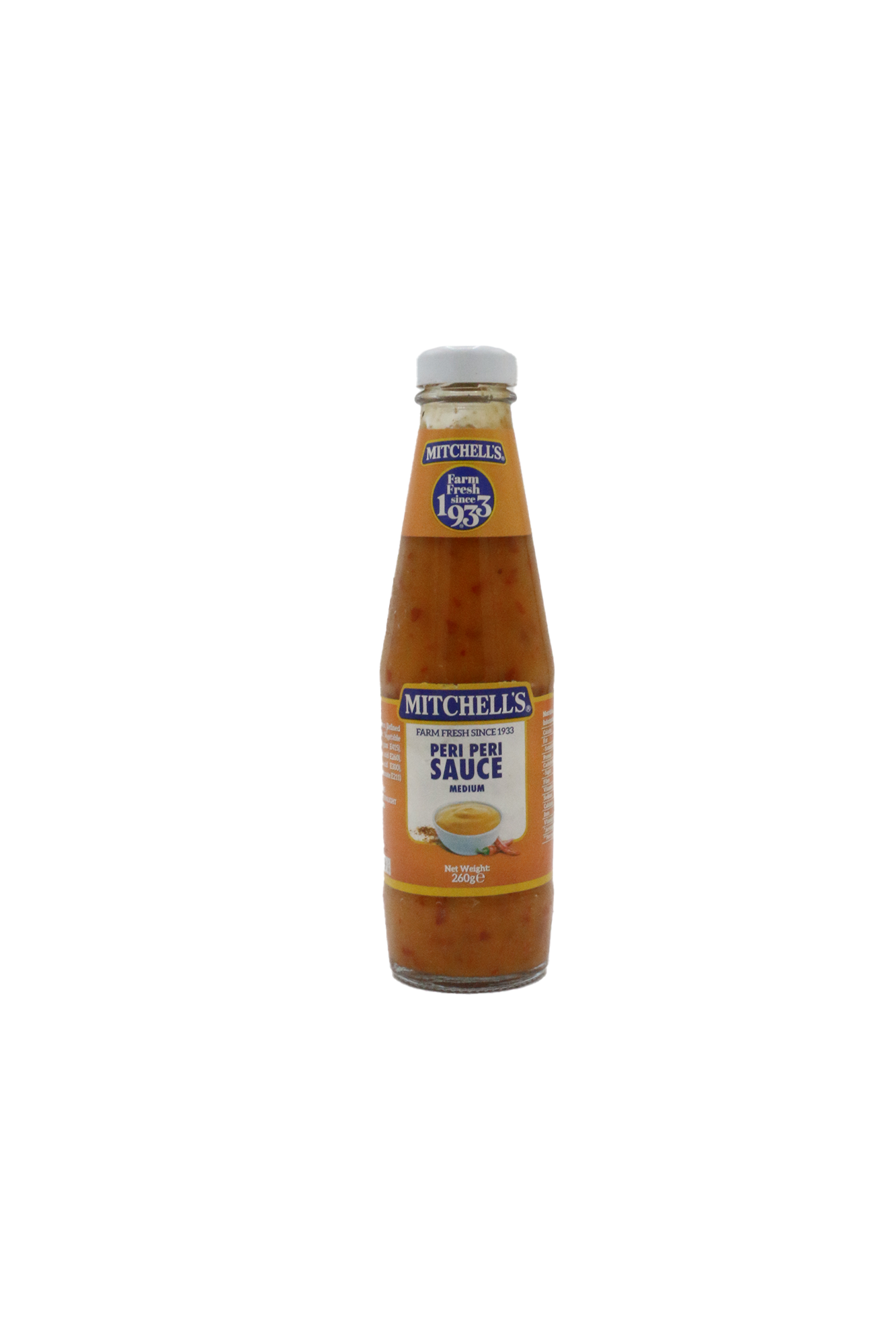mitchells sauce peri peri medium 260g