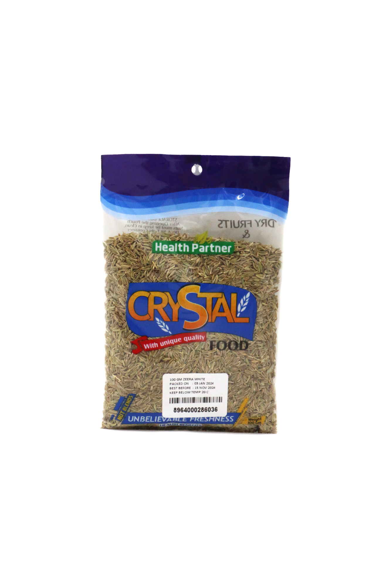crystal zeera white 100g