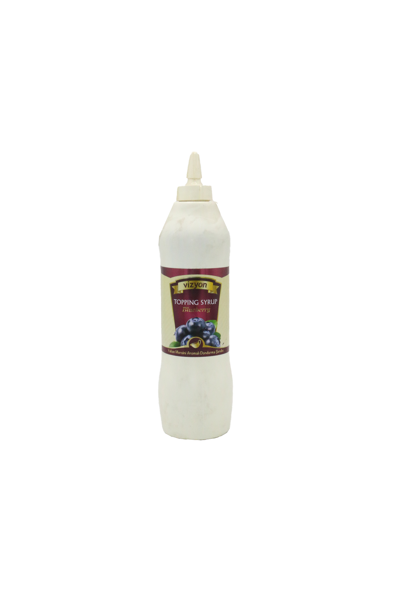vizyon topping syrup blueberry 1kg turkiye