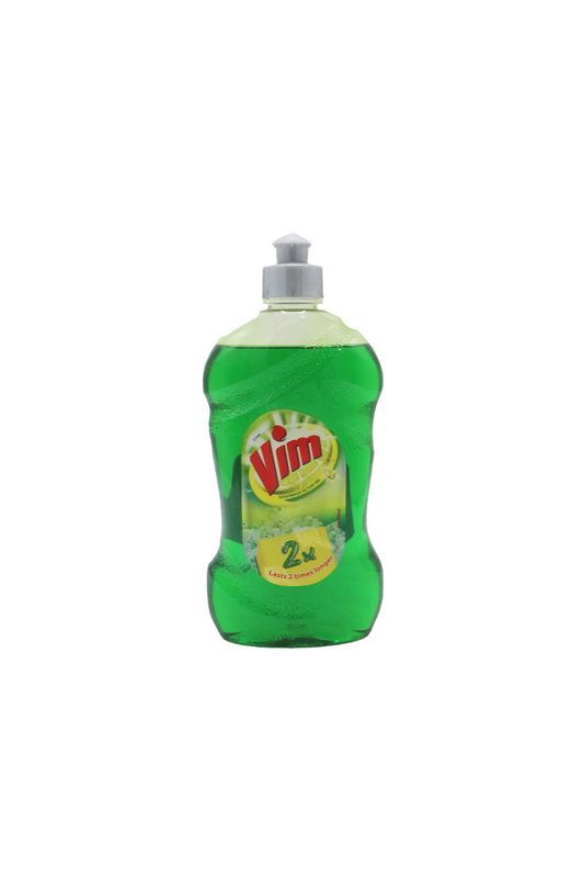 vim dishwash liquid vinegar lime 450ml green bottle