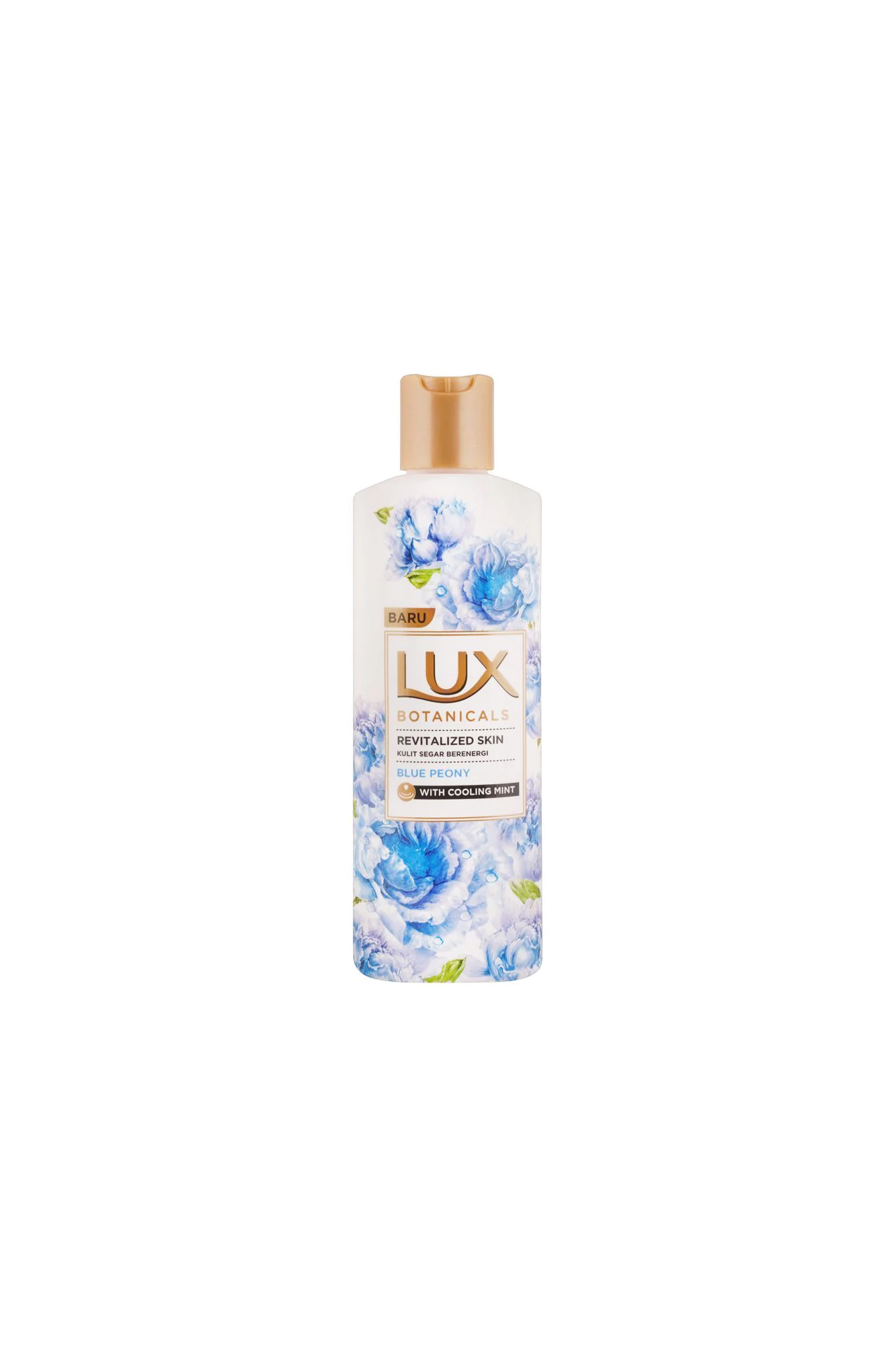 lux body wash blue peony 250ml indonesia