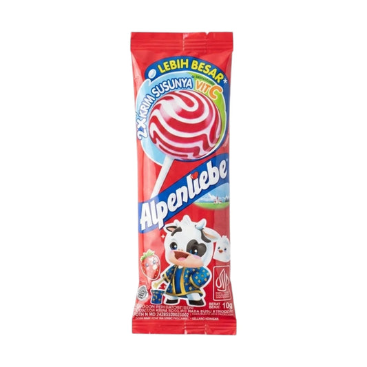 alpenliebe lollipop strawberry 10.5g