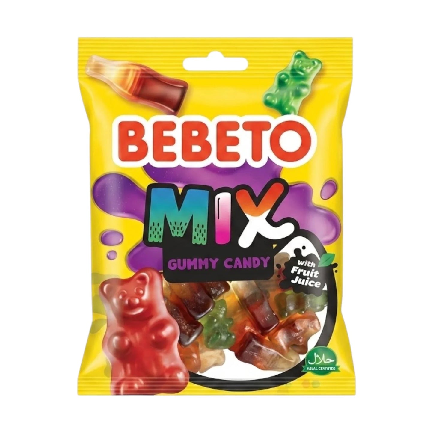 bebeto jelly mix gummy 80g turkiye