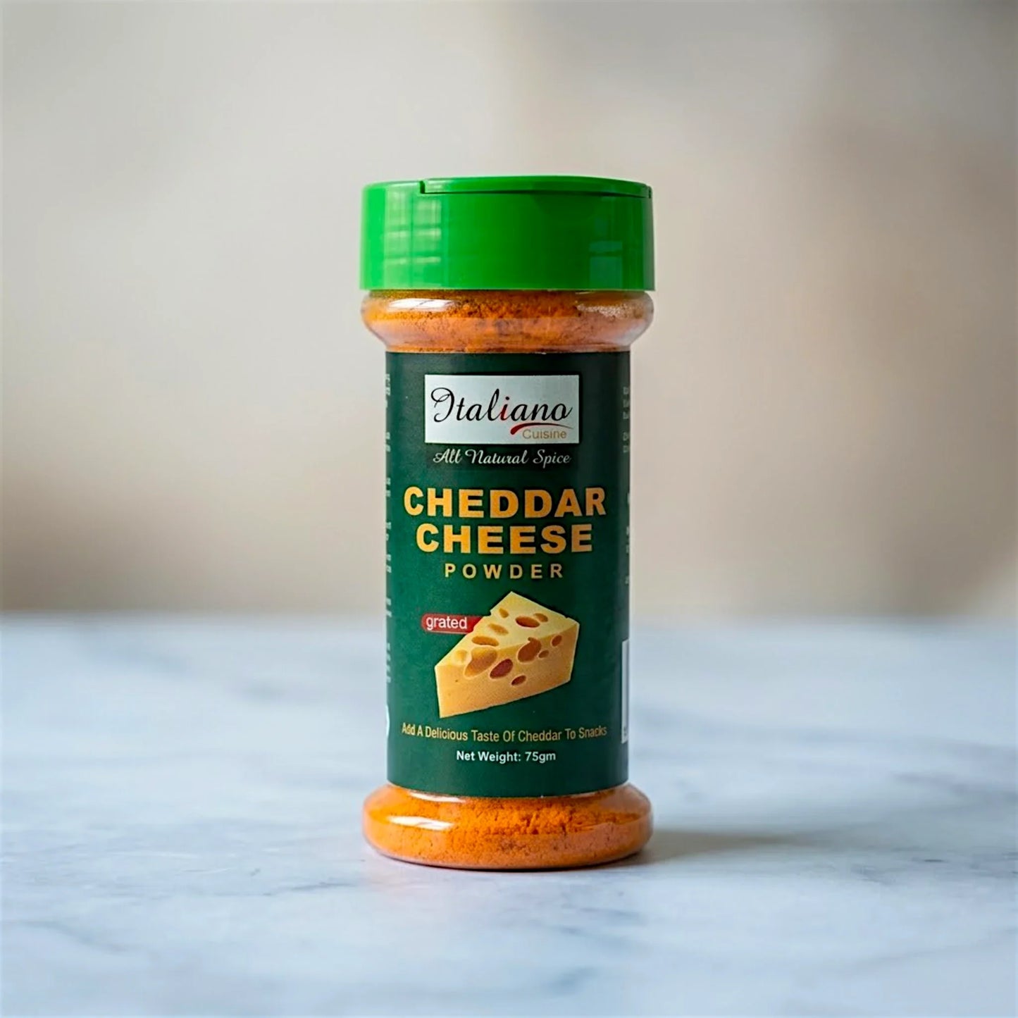 italiano cheddar cheese powder 75g
