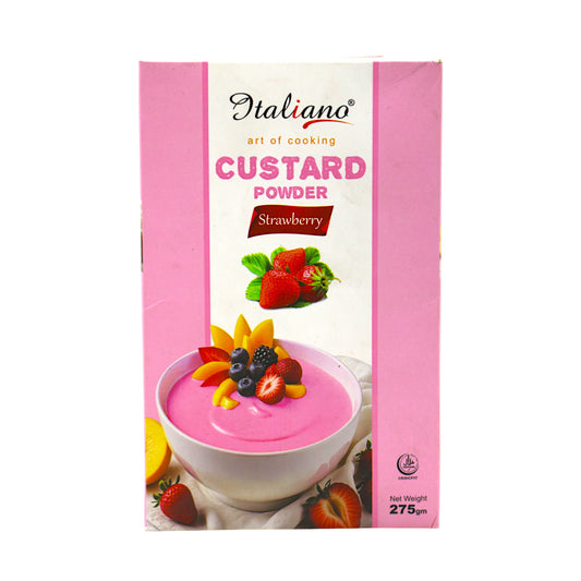 italiano custard powder strawberry 275g