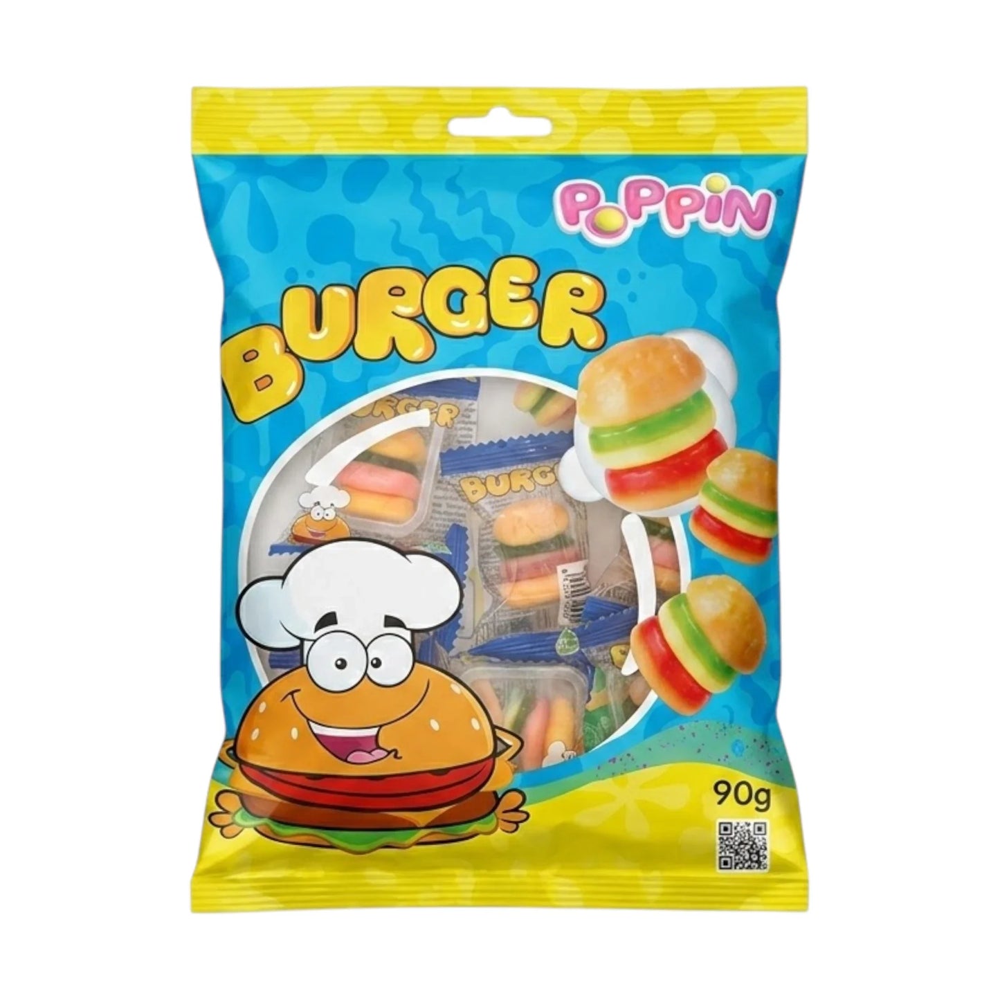 poppin jelly burger 90g pouch uae
