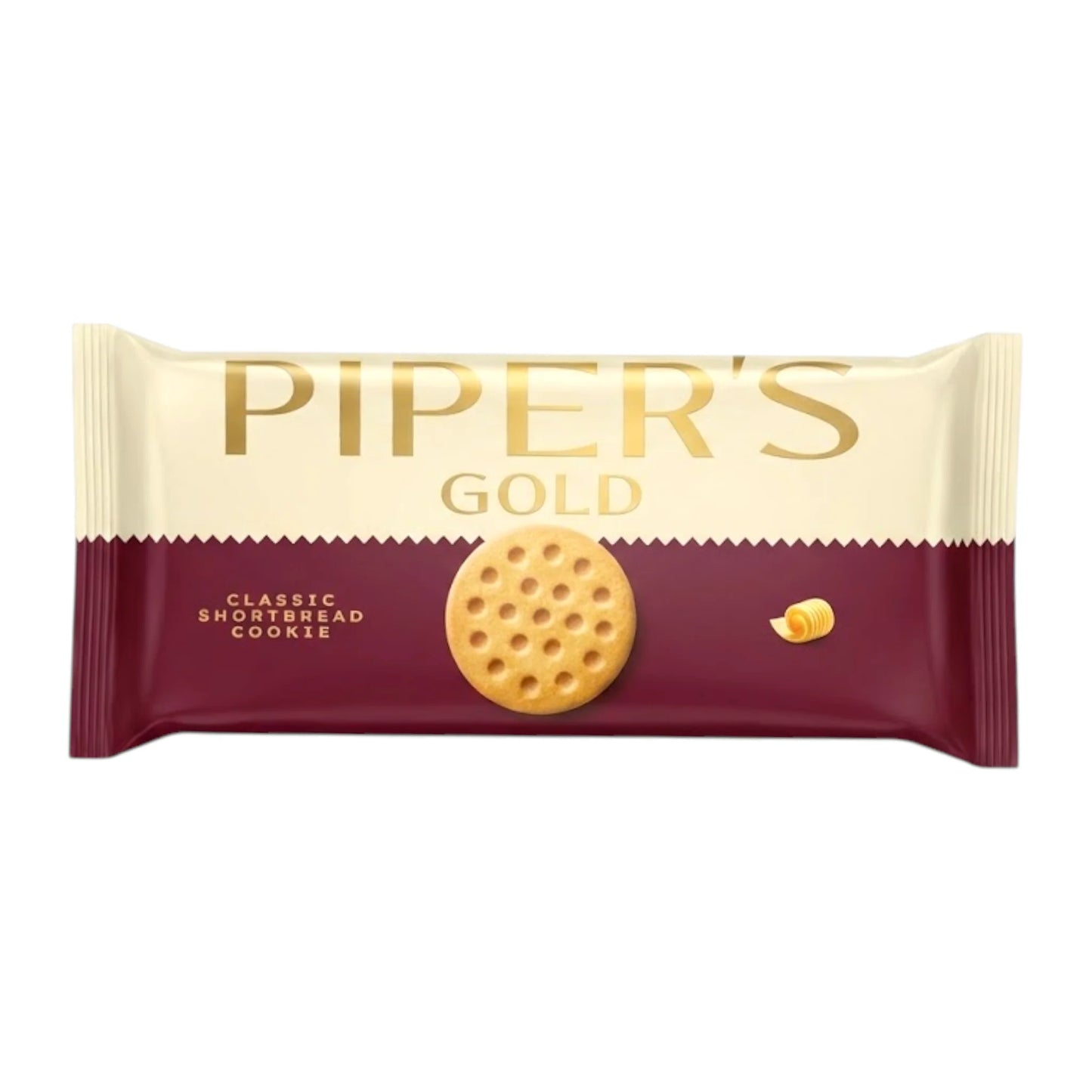 pipers gold classic short bread cookie 27g