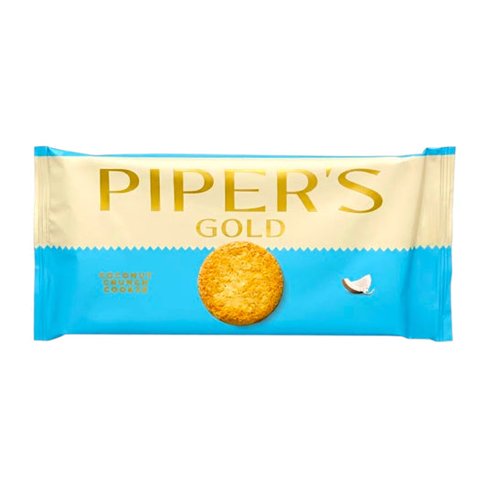 pipers gold coconut crunch cookie 26g