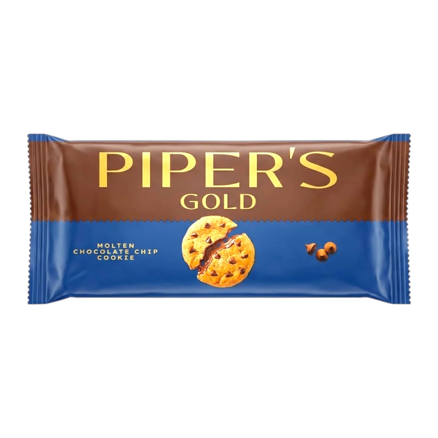 pipers gold molten chocolate chip cookie 46g