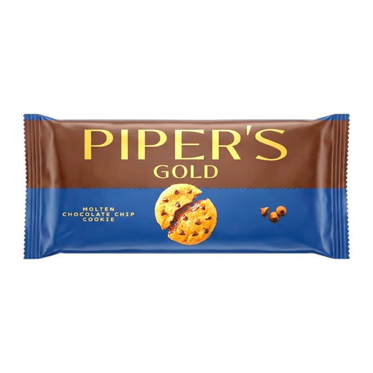 pipers gold molten chocolate chip cookie 46g