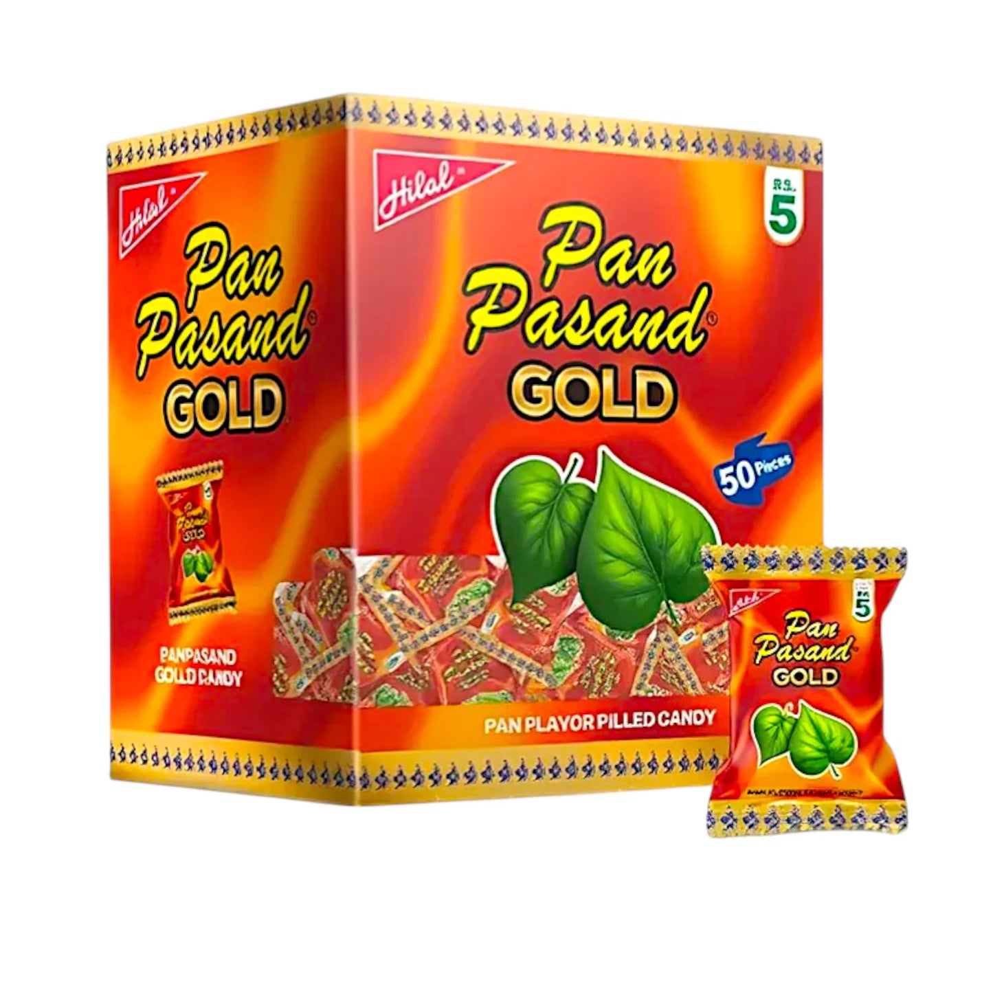 hilal candy pan pasand gold 50pc