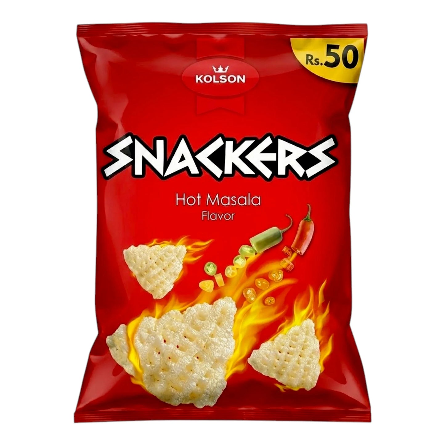 lotte chips rice flaming hot rs50