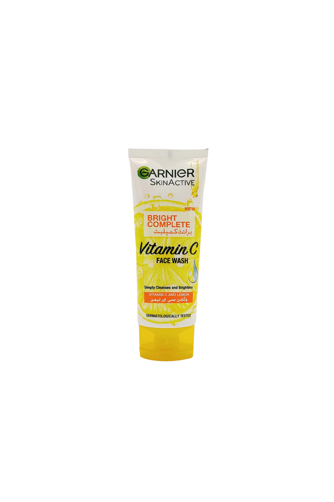 garnier face wash vitamin c bright complete 100ml pak
