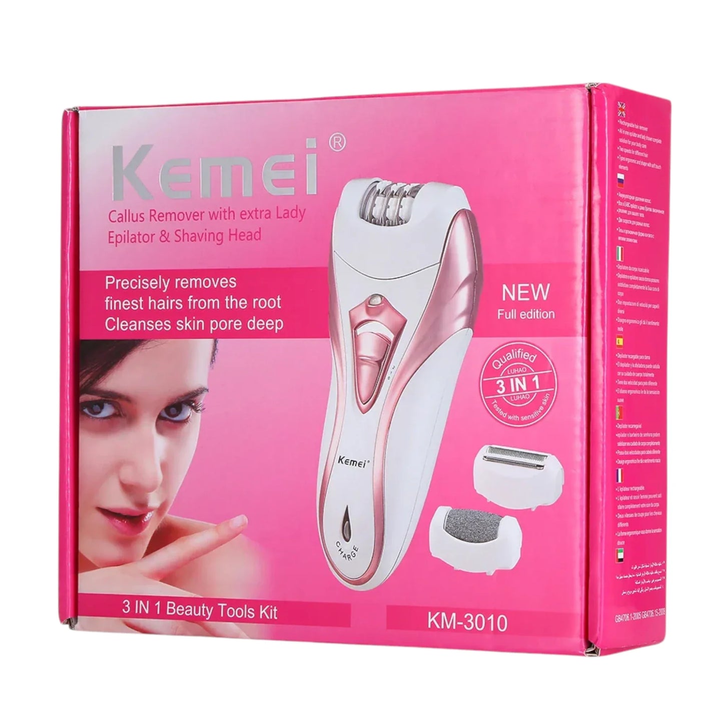 kemei epilator 3in1 km-519a