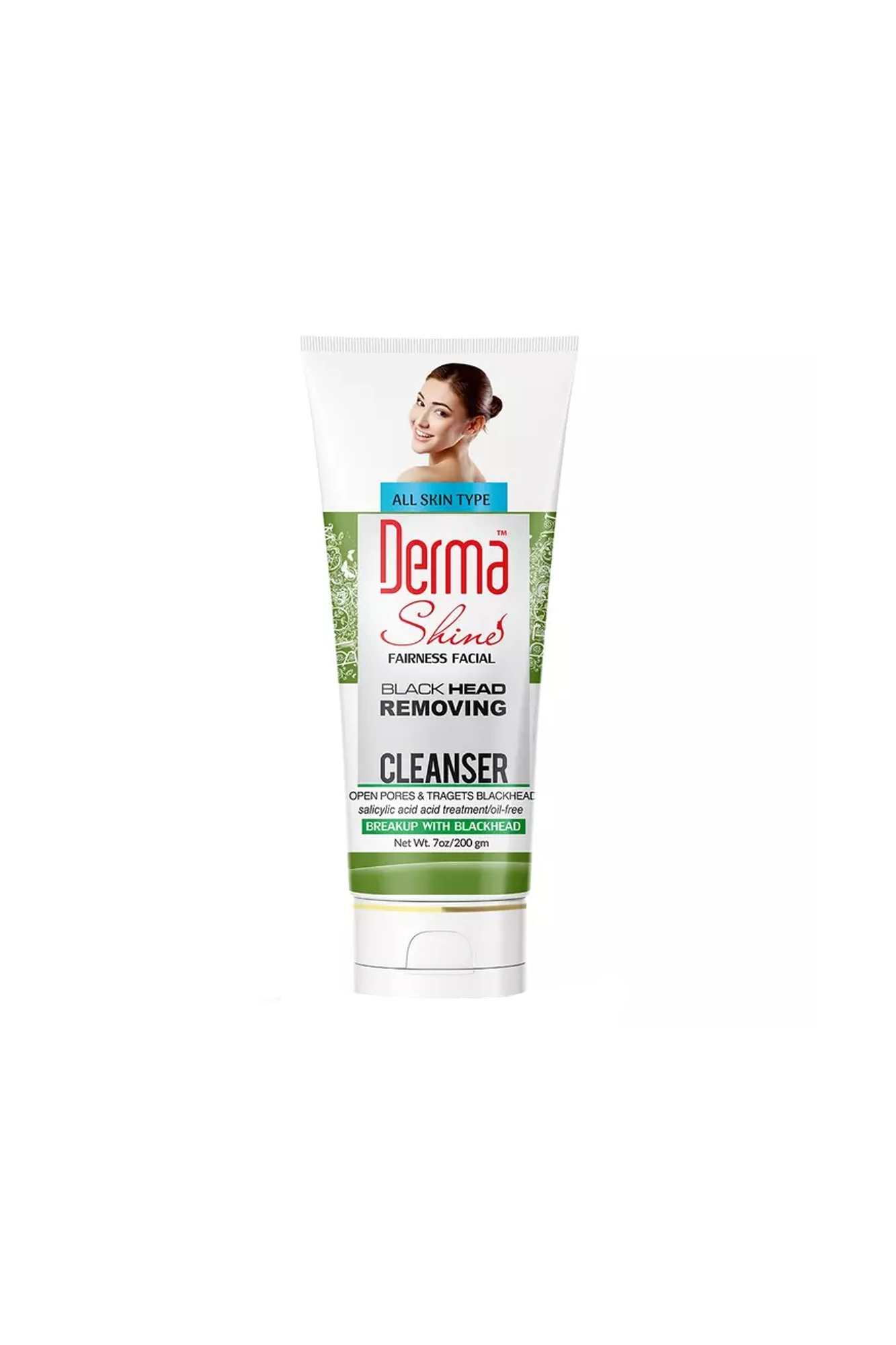 derma shine black head cleanser 200g pak