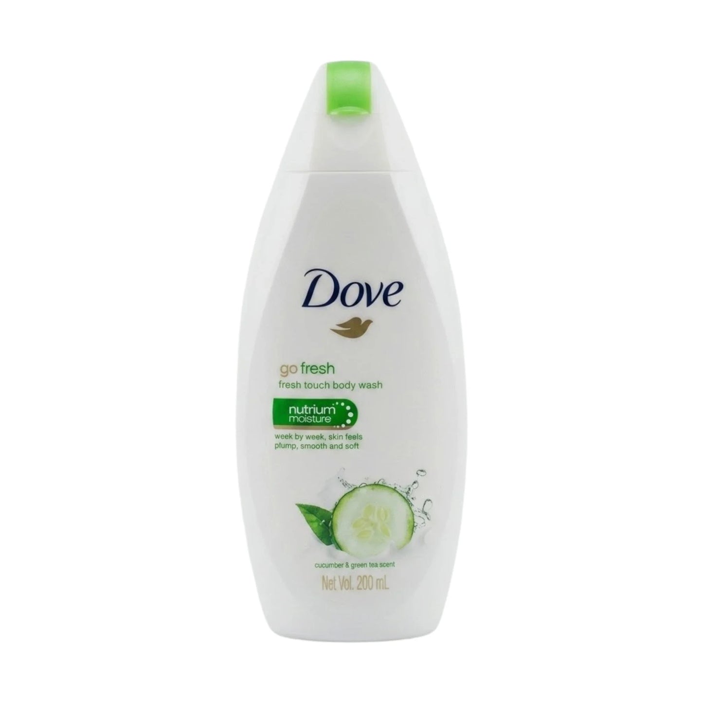 dove body wash go fresh cucumber & green tea scent 200ml indonesia