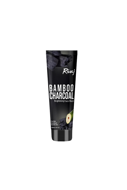 rivaj face wash bamboo charcoal 100ml