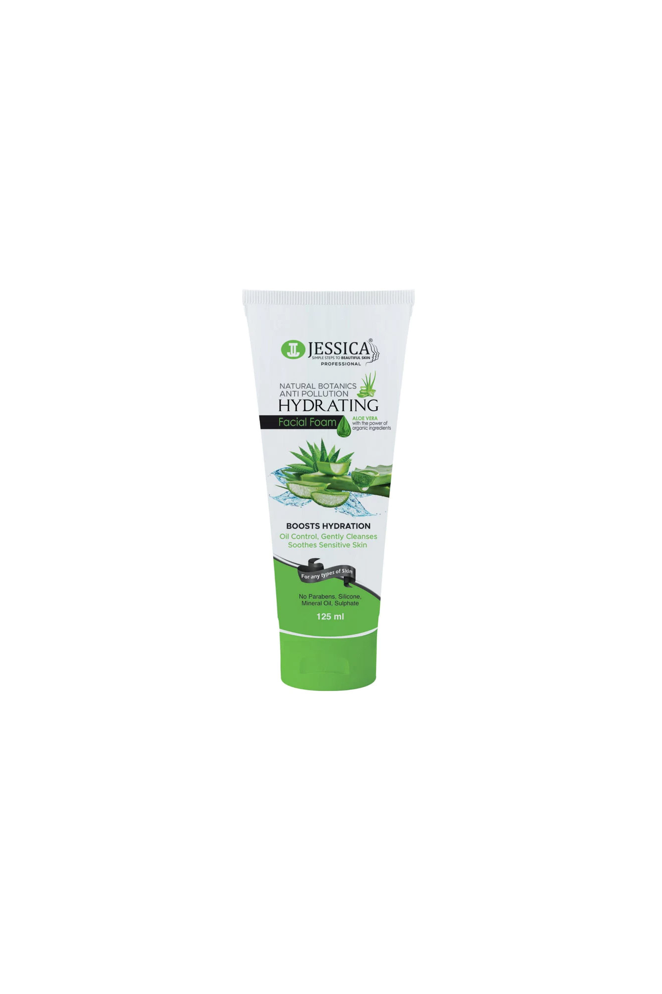 jessica face wash aloe vera hydrating 125ml