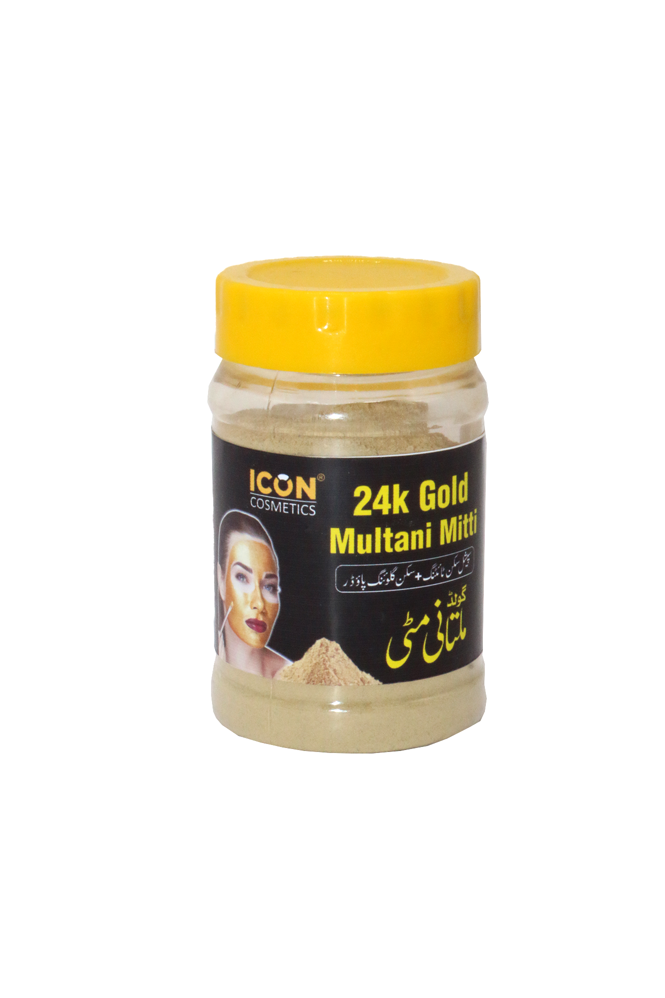 icon multani mitti powder 24k gold 150g