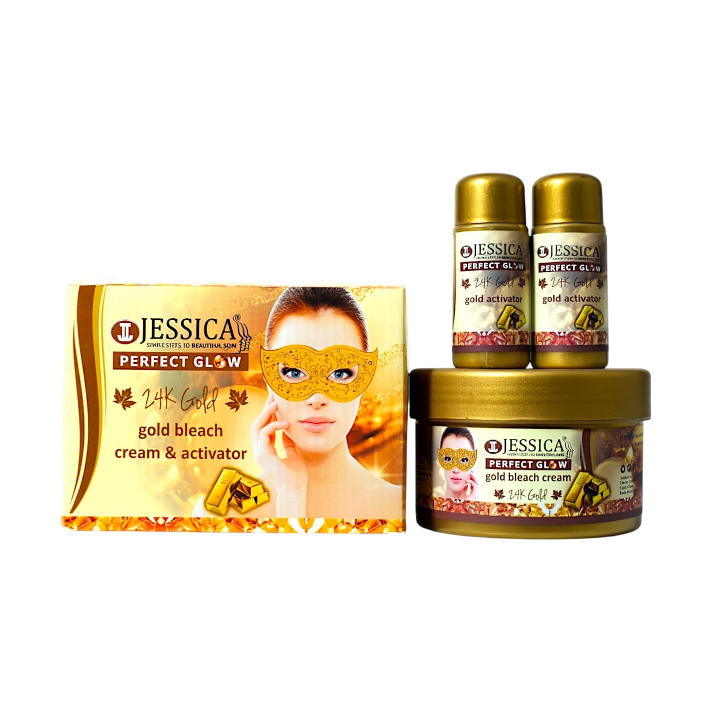 jessica cream bleach 24k gold 500g