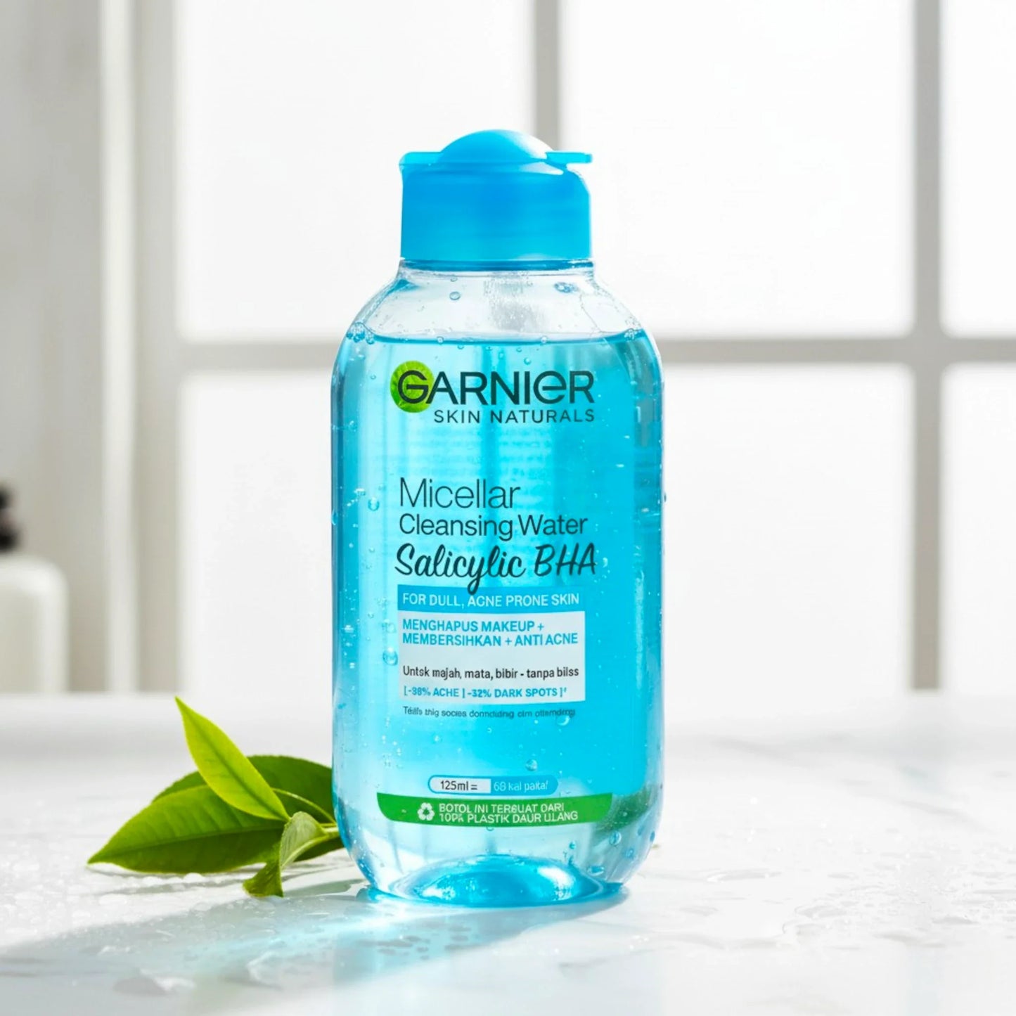 garnier micellar water salicylic bha 125ml indonesia