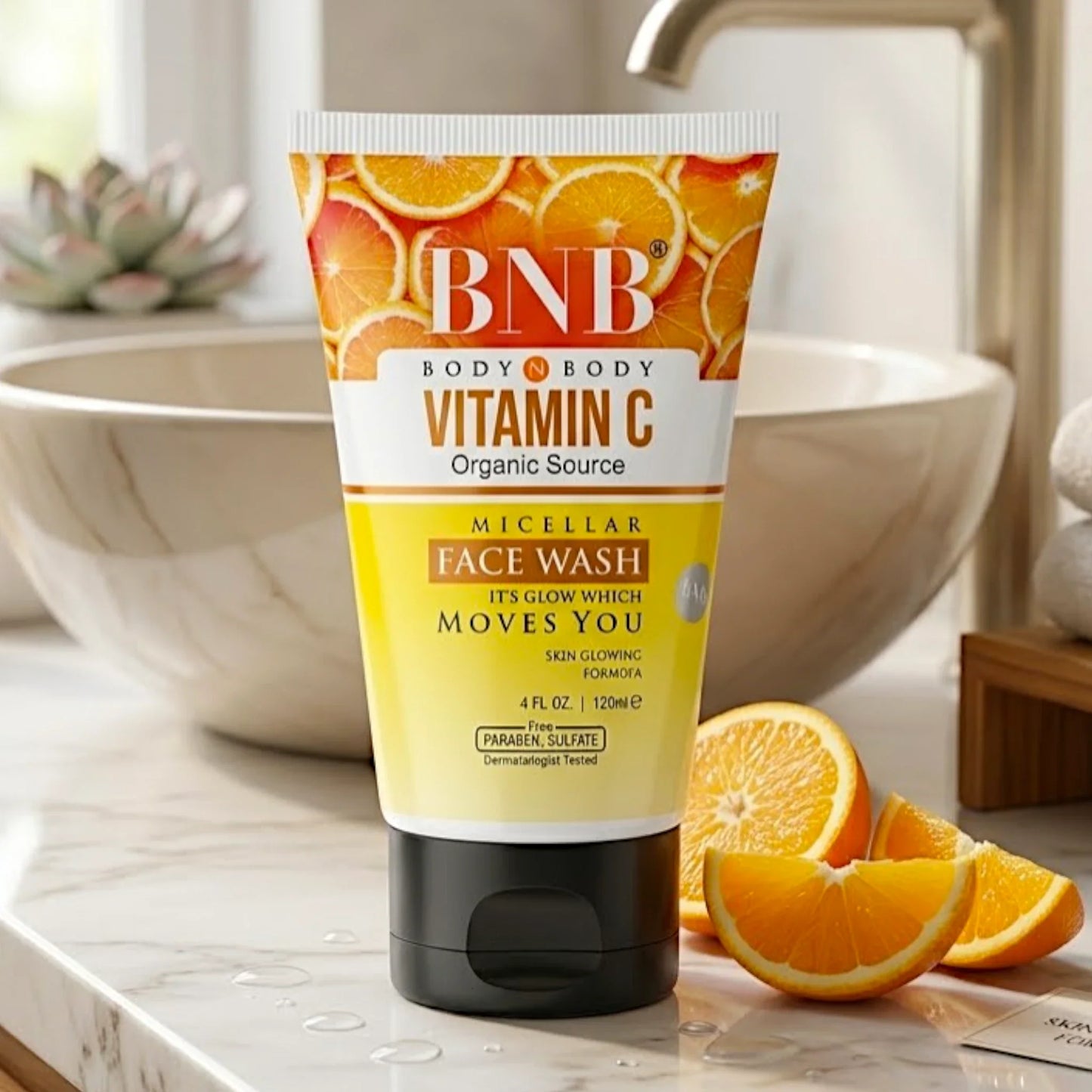 bnb face wash vitamin c 120ml pak