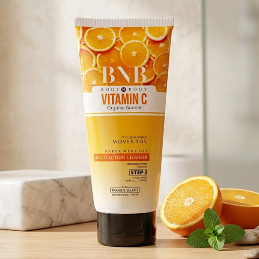 bnb vitamin c multi action cleanser 200ml pak