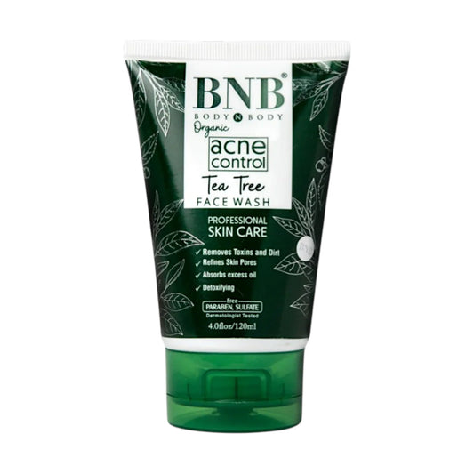 bnb tea tree face wash 120ml pak