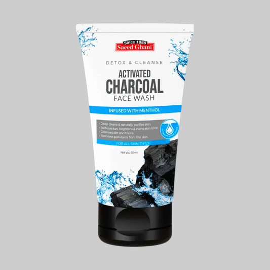 saeed ghani face wash activated charcoal 100ml pak
