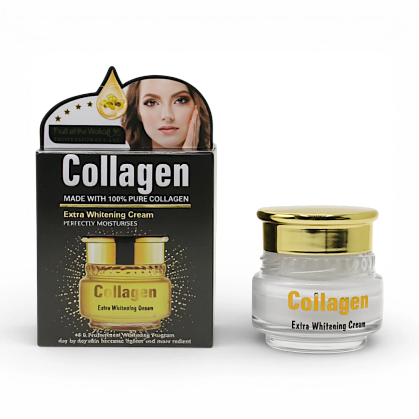 wokali cream extra whitening collagen 55g
