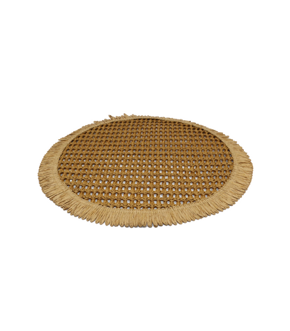 table mat 1pc round skin china d558