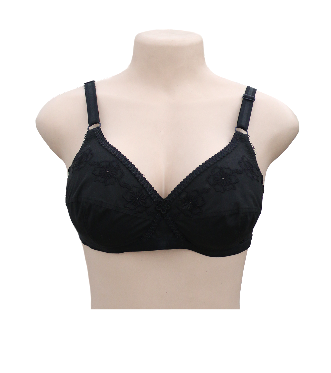 be belle bra xclence cotton black 32d