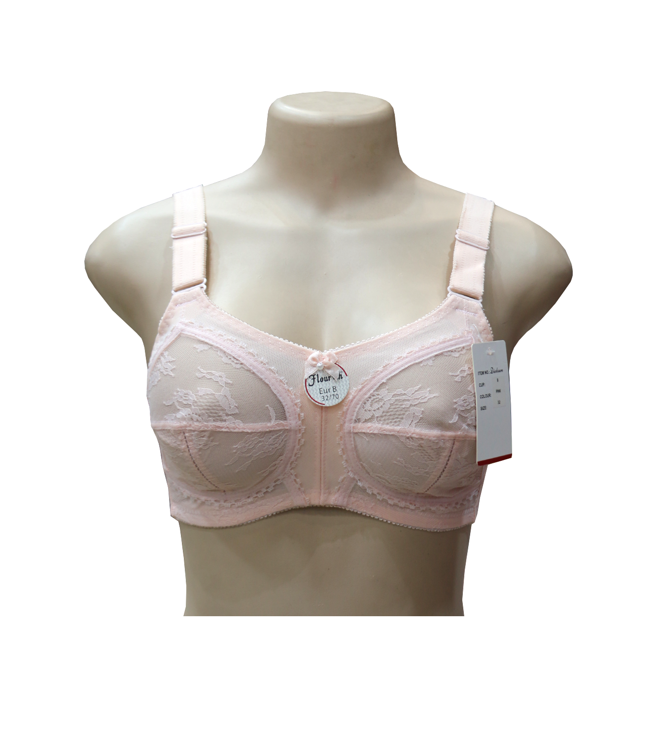 bra flourish disclosure pink 36b