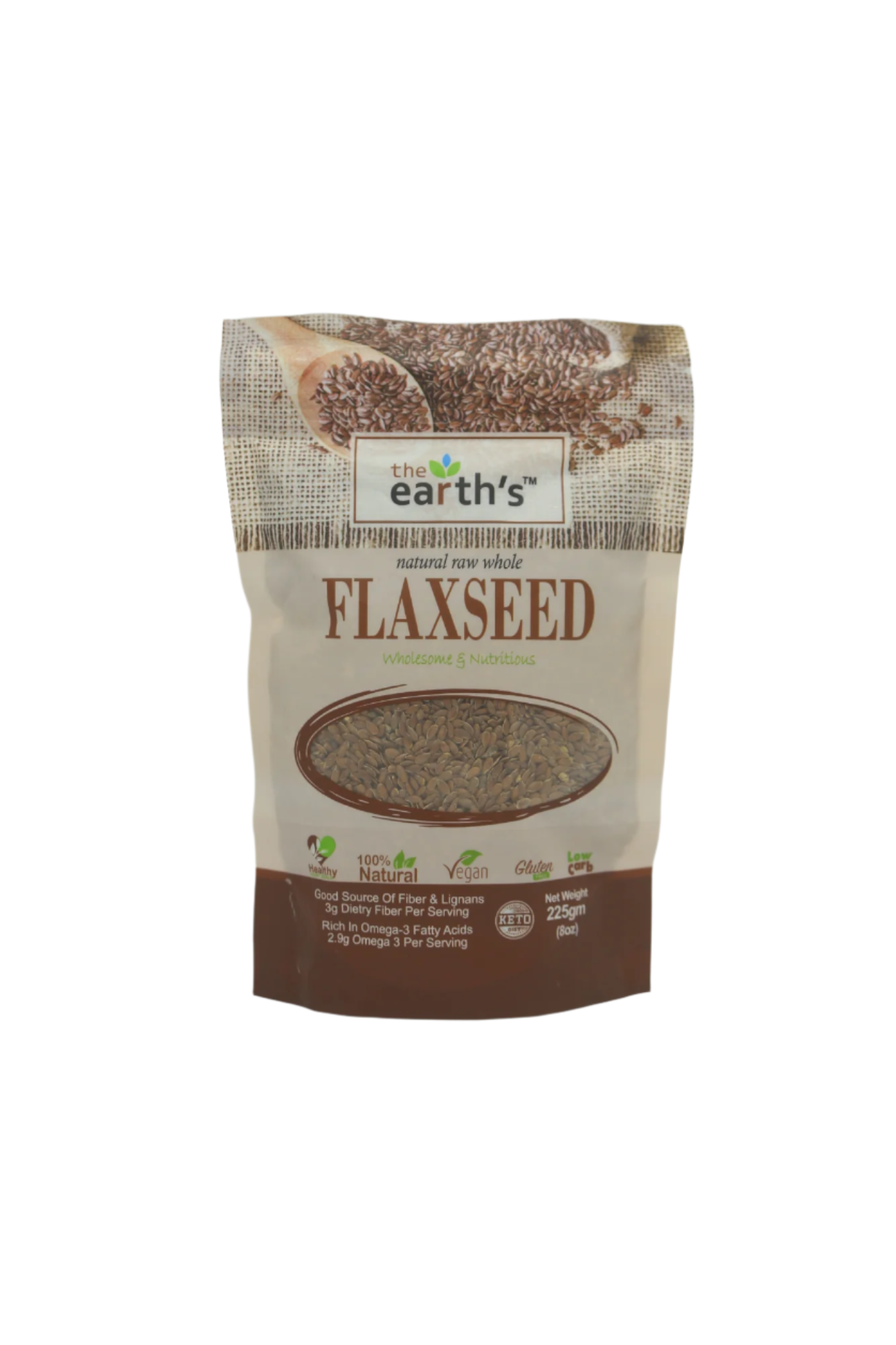 earths flaxseed 225g