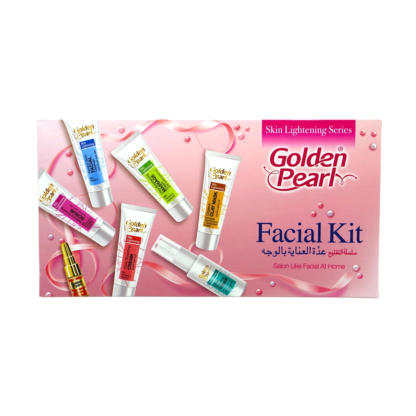 golden pearl facial kit skin lightening series pak