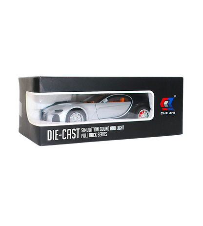 die-cast car bugatti atlantic chiron 1:24 t023
