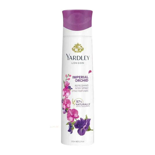 yardley body spray orchid 150ml